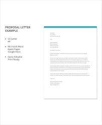 Free 17 Sample Proposal Letter Templates In Pdf Doc