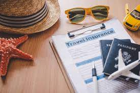 Travel Insurance Concept On A Laptop Stock Image Image Of Risk Safe  gambar png