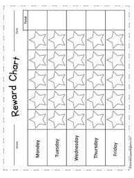 Explanatory Free Printable Reward Star Chart For Kids Star