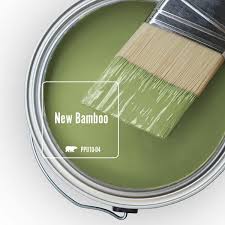 Behr Ultra 1 Gal Ppu10 04 New Bamboo Extra Durable Satin Enamel Interior Paint Primer