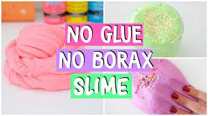 no borax famous slime recipes
