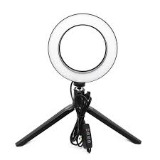16cm Selfie Ring Light Small Multi Function Dimmable Led Ring Light For Cell Phone Camera Live Stream Makeup Youtube Facebook Photographic Lighting Aliexpress