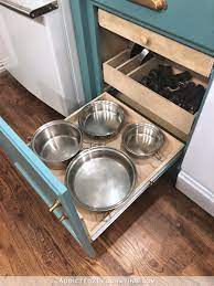 diy pull out shelves pots pans