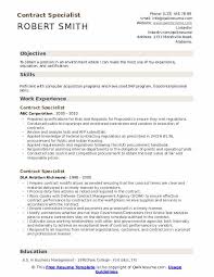 Contract Specialist Resume Samples Qwikresume