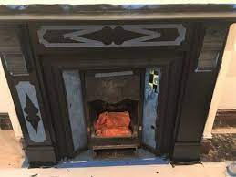 Faux Marble Fireplace Traditional Painter