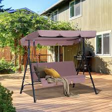 Outsunny 3 Seater Garden Swing Chair