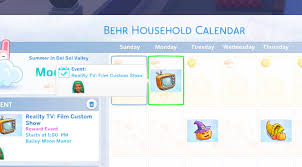 These events are really good for . Reality Show Event Mod The Sims 4 Catalog