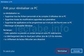 Réinitialiser Windows 10 (avec ou sans clé USB d'installation) – Le Crabe  Info