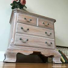 how to whitewash wood furniture for