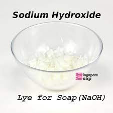 lye sodium potium hydroxide