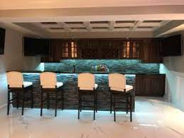A basement wet bar within a game room is a typical choice in many homes. Custom Bars Home Bar Designs Basement Bars Nj Home Improvement Contractor