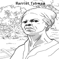 The harriet tubman mural is located on an exterior wall of the harriet tubman museum and educational center at 424 race street in historic downtown cambridge maryland. Harriet Tubman Coloring Pages Surfnetkids
