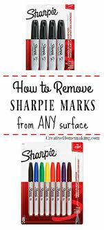how to remove sharpie marks from