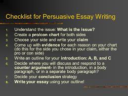 Writing a Persuasive Essay   ppt video online download 