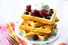 clic homemade belgian waffle recipe