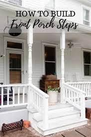 How To Build Front Porch Steps