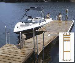 semi floating wooden dock ramp kit