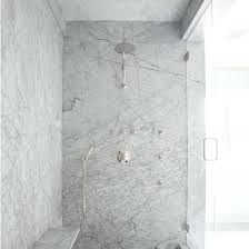 polished white marble shower wall slabs
