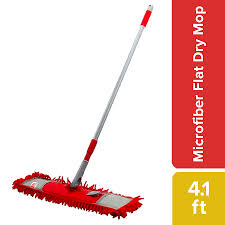 liao flat dry mop with steel stick