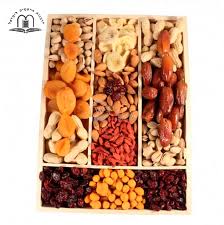 nuts and dried fruits gift basket