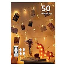 led photo clip polaroid lights