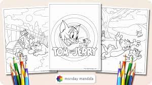 24 tom and jerry coloring pages free