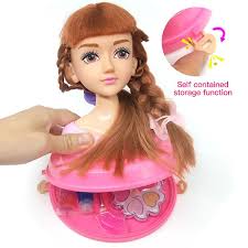 toy set doll head makeup comb