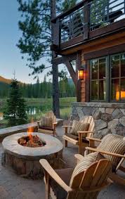 67 Creative Outdoor Fireplace Designs