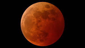 total lunar eclipse? Blood moon ...