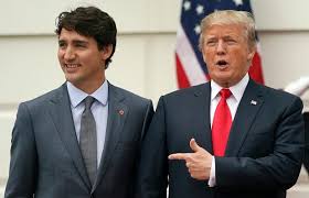 Znalezione obrazy dla zapytania trump i trudeau