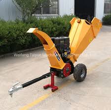 gasoline engine small wood chipper