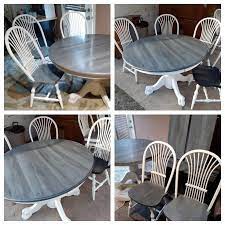 Greywashed Kitchen Table And Chairs