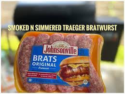 traeger smoked n simmered beer brats