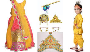 how to dress up your child as radha