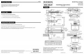 rixson 30 installation instructions