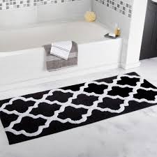 cotton trellis bathroom mat