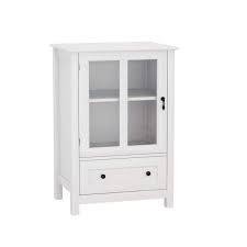 White Buffet Storage Cabinet With