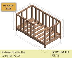 Montessori Canopy Bed Plan Crib Bed