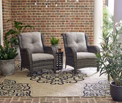 Weather Wicker Cushioned Chairs