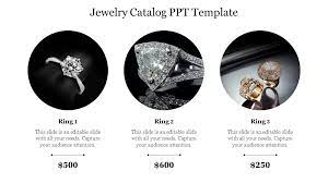 jewelry catalog ppt template
