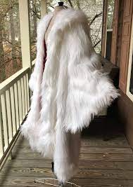 Cruella De Vil White Faux Fur Coat
