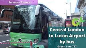 central london to luton airport by bus