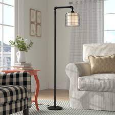 Industrial, rustic & farmhouse floor lamps. Sand Stable Jacksonville 60 75 Arched Arc Floor Lamp Reviews Wayfair Ca