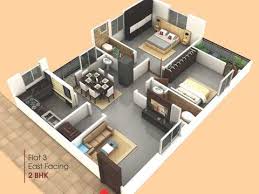 3 bhk 1200 sqft apartment flat in