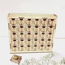 Buy wedding advent calendars and get the best deals at the lowest prices on ebay! Led Countdown Wedding Chocolate Cabinet Diy Wooden Drawer Wedding Advent Advent Calendar Countdown Chocolate Display Amazon Co Uk Diy Tools