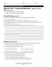 food and nutrition pages