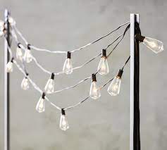 outdoor tabletop string light holder
