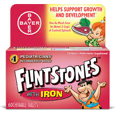 flintstones chewables with iron
