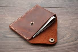 Handmade leather wallet, slim mens wallet minimalist, front pocket, engraved monogram wallet. 220 Mens Wallets Ideas Leather Wallet Wallet Leather