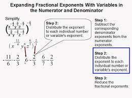 How To Expand Fractional Exponents With